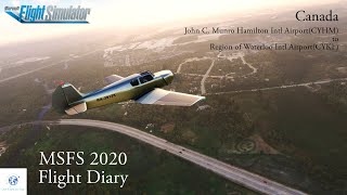 MSFS 2020 Flight Diary  1日1飛  Canada  CYHM to CYKF  Microsoft Flight Simulator 2020 [upl. by O'Neil416]