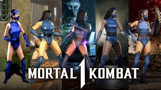 COMPARANDO A SKIN CLÁSSICA DA KITANA MILEENA E TANYA em MORTAL KOMBAT 1 com as OUTRAS VERSÕES [upl. by Ehcrop390]