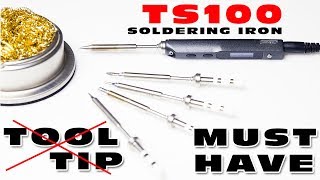 TOOL TIP The TS100 Soldering Iron  Must Have [upl. by Evelc]