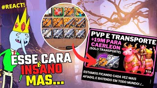 O VERDADEIRO ESPADACHIM DE ALBION React VACARROSA  ALBION ONLINE [upl. by Nenad506]