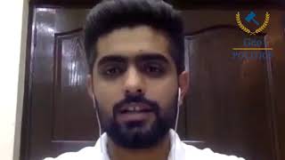 babar azam interview compare with Kholi [upl. by Alburga520]