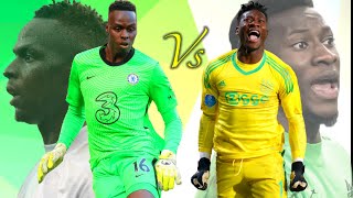 Edouard Mendy Vs André Onana• Saves 2022 HD 1080i [upl. by Nahtal]