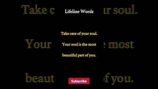 Qoutes about soul  Quotes  take care of your soul [upl. by Ahsenot]