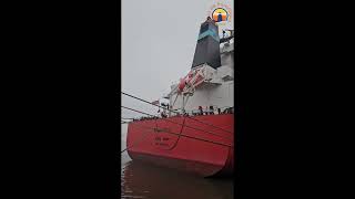 VESSEL SAGA FUJI  SHIPMENT WOOD PULP  PORT OF PARANAGUÁ  BRAZIL [upl. by Aibsel]