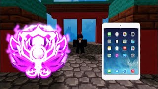 The Best Mobile SkyWars Player… Roblox BedWars [upl. by Streetman]