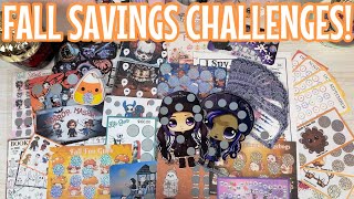 STARTING FALL amp HALLOWEEN SAVINGS CHALLENGES  1250 Towards Savings [upl. by Tsuda]