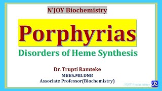 Porphyrias Heme Synthesis disorders  hemoglobin chemistry amp Metabolism  Biochemistry [upl. by Annaeed892]