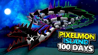 We Survived 100 Days On An Island In Pixelmon [upl. by Buyer]