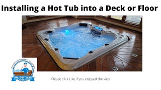 Install A Hot Tub in Your Deck or Floor [upl. by Ackley]