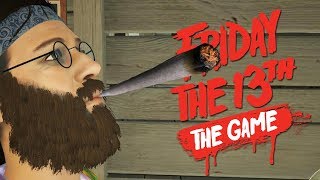 DOS FUMADOS EN FRIDAY THE 13th THE GAME [upl. by Mueller6]