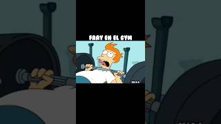 Fray en el Gym 🤣 futurama funny humor shorts shortsfeed shortsviral [upl. by Hseyaj]