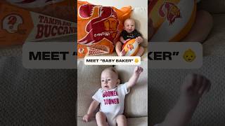 Meet baby Baker who was named after Baker Mayfield 🥹 buccaneers bakermayfield baby shorts [upl. by Akiram]