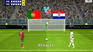 Portugal 🇵🇹 vs Croatia 🇭🇷 Penalty Kick 🔥 Luka Modric vs Cristiano Ronaldo 🥰 [upl. by Anny]