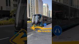 Trackless Tram  Automated Rapid Transit  Abu Dhabi [upl. by Anierdna]