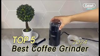 TOP 5 Best Coffee Grinder in 2024 [upl. by Einal]