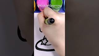 How To Draw Shorts KidsDrawing HalloweenDrawing WitchCauldron WitchHat Halloween 276 [upl. by Daye]