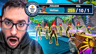 ¡ESTE JUGADOR SE HIZO 255 KILLS EN UNA PARTIDA [upl. by Garate247]