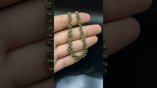 Green diamond briolette beads [upl. by Lowenstein]