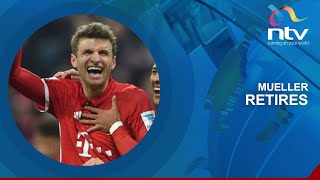 Germanys Thomas Mueller has called time on his 14year international career [upl. by Odnarb]