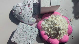 Cornstarch Covered Fresh Blocks Pasted Glitter Mix Pasted Reform [upl. by Litha344]