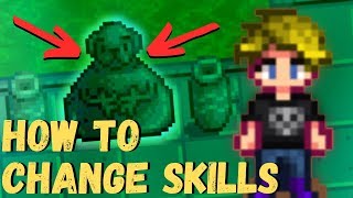 Stardew Valley  How to Change Your Skills  Quick Tutorial [upl. by Varden56]