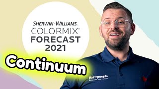 2021 COLOR TRENDS  SHERWIN WILLIAMS COLOR PALETTES  CONTINUUM [upl. by Sifan]