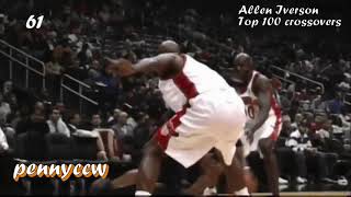 Allen Iverson Top 100 Crossover Moves  MUST WATCH [upl. by Isidor786]