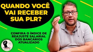 ÍNDICE ATUALIZADO DE REAJUSTE SALARIAL DOS BANCÁRIOS EM 2023 E DATAS DE PAGAMENTO DAS PLRs [upl. by Ardnaik]