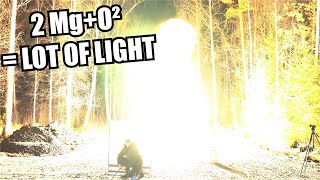 Magnesium Powder Explosion Brightest thing you have ever seen [upl. by Heinrich]