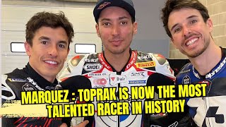 ITS TOPRAK PROOF TIME MARQUEZ AWAITS TOPRAK TO MOTOGP quotI WANT TO FIGHT WITH HIMquot [upl. by Lucas]