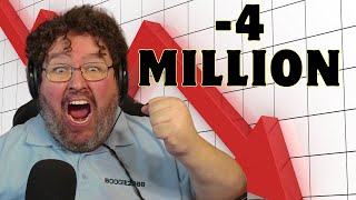 Boogie2988 KEeps Losing Subs 4 MIllion Subs TWICE [upl. by Sible]