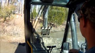 Excavator Digging Sand [upl. by Akirehc]