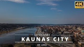 Kaunas Lithuania 4K Drone Footage  Cinematic Aerial View  DJI MAVIC PRO 4K [upl. by Ahsac847]