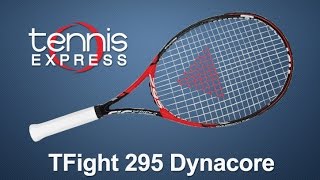 Tecnifibre TFight 295 Dynacore Racquet Review  Tennis Express [upl. by Danella971]