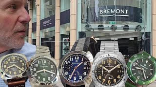 Handson with the new Bremont Terra Nova and Supermarine Watches inside the Boutique [upl. by Yhtommit]