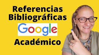 Cómo encontrar referencias bibliográficas 😍 Google Académico Normas APA [upl. by Amby]