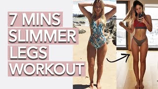 Slim Legs Workout 7 Minutes [upl. by Ayerim]