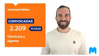 OPOSICIONES HACIENDA 👉 ¡2209 plazas de Agente y Técnicoa de la Hacienda Pública  MAD 📚 [upl. by Siwel]