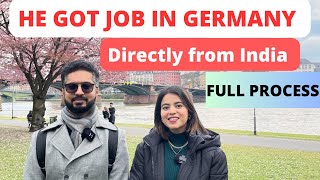 How to get job in Germany directly from India I His Experience I Tips amp Tricks [upl. by Leina72]