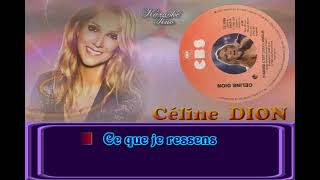 Karaoke Tino  Céline Dion  Dabord cest quoi lamour [upl. by Ellevehs55]