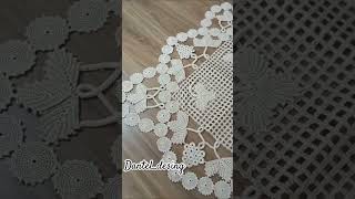 Ağ ipi dantel salon takımı crochet handmade çeyiz dantel [upl. by Jareen624]