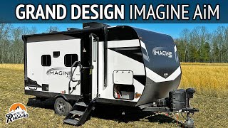 20 Small Travel Trailer WalkThrough  Grand Design Imagine AIM [upl. by Ennoryt]