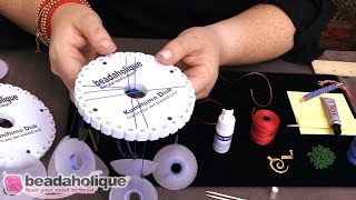 Beadaholique Live Class How to Do Kumihimo [upl. by Akihsat]