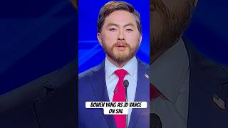 SNL’s Bowen Yang as JD Vance jdvance snl debate justforfun [upl. by Nani]