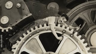 Charlie Chaplin Swallowed by a Factory Machine  Modern Times 1936 [upl. by Ani]