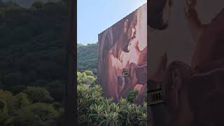 I MURALES DI GRANITI sicilia italyturismo artist artwork arte sicily viajes visit village [upl. by Ymiaj]