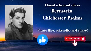 Bernstein Chichester Psalms 3 1 staff bass [upl. by Nazar873]