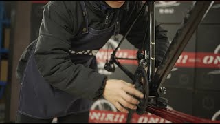 Onirii  ONE （Climbing bike frame）Stock video [upl. by Aihsekat]