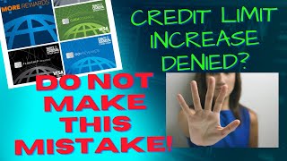 This Mistake Gets You Denied a Credit Limit Increase with Navy FederalWhat to Do nfcu navyfederal [upl. by Winnah]