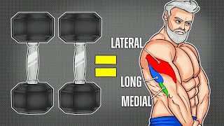 The ONLY 3 Dumbbell Triceps Exercises You Need men over 40 [upl. by Kcajyllib]